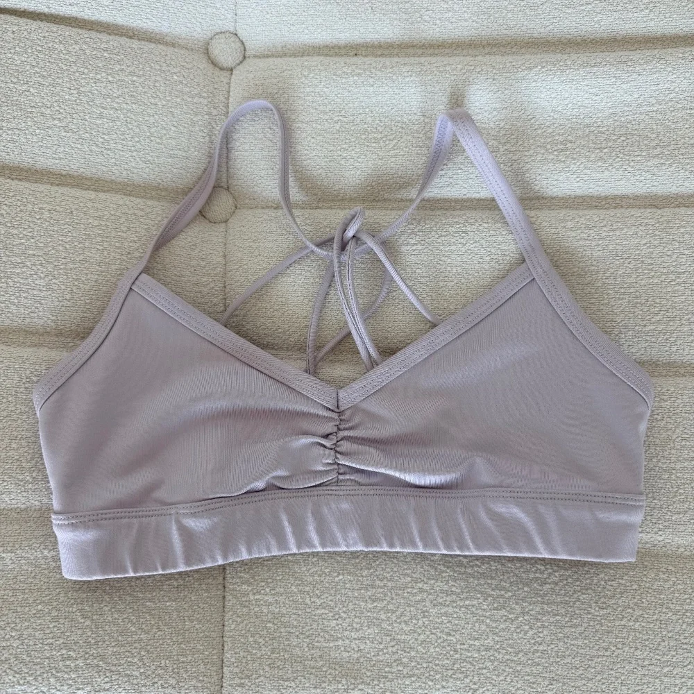 ALO Yoga Sunny Strappy Bra XS Lavender - Picture 1 of 3